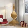 vidaXL Χριστουγεννιάτικα Δέντρα με βάση Καφέ 180 cm Μασίφ ξύλο πεύκου