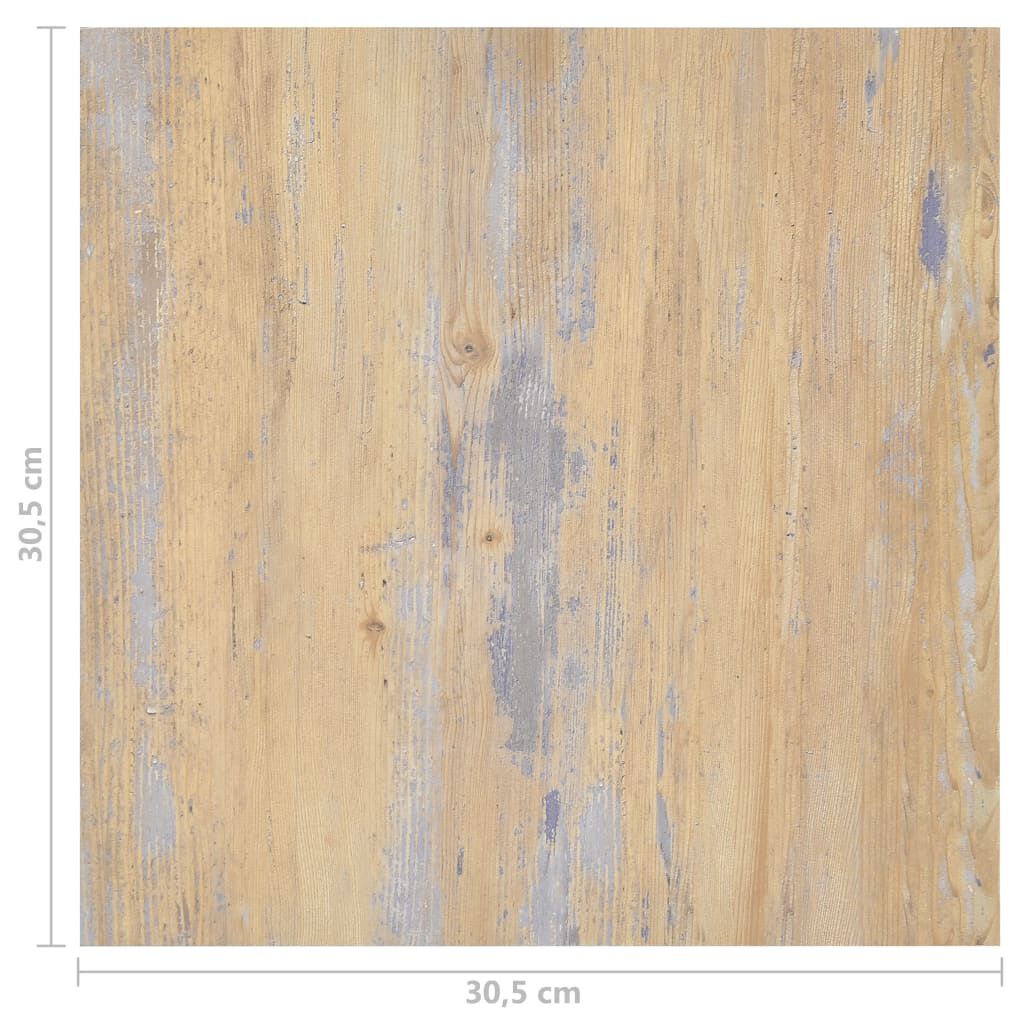 vidaXL Δάπεδο Αυτοκόλλητο Καφέ 55 τεμ. 5,11 μ² από PVC