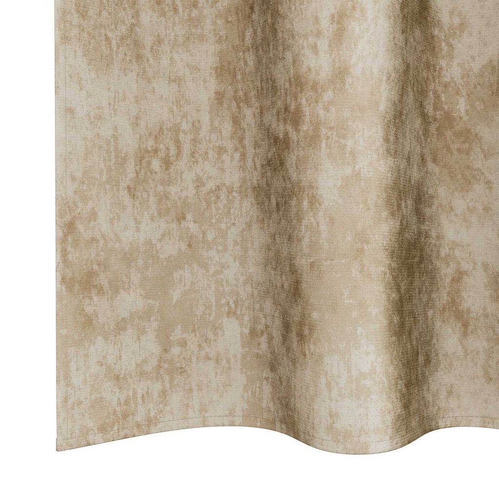 vidaXL Κουρτίνα με κουρτίνες 2 pcs Κρεμ 175 x 140 εκ. Βελούδο