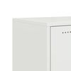 vidaXL Έπιπλο Τηλεόρασης Λευκό 100,5x39x43,5 εκ. Ατσάλι