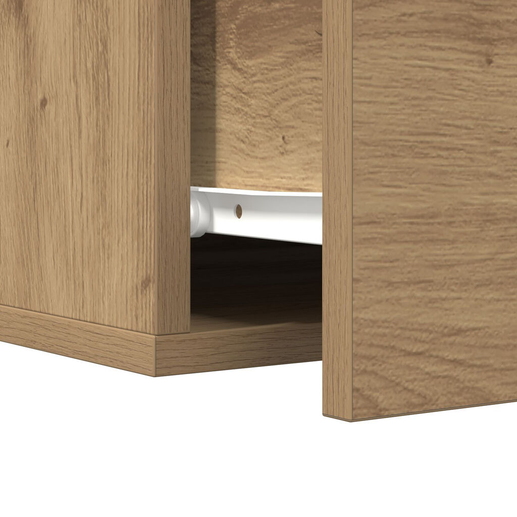 vidaXL Κομοδίνα 2 τεμ Τοίχου Μοντέρνος Δρυς 35x35x20 εκ
