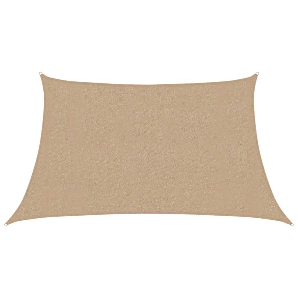 vidaXL Πανί Σκίασης Taupe 3/4 x 2 μ. από HDPE 160 γρ./μ²