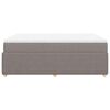 vidaXL &Kappa;&rho;&epsilon;&beta;ά&tau;&iota; Boxspring &mu;&epsilon; &Sigma;&tau;&rho;ώ&mu;&alpha; Taupe 160x200 &epsilon;&kappa;. &Upsilon;&phi;&alpha;&sigma;&mu;ά&tau;&iota;&nu;&omicron;