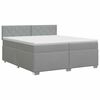 vidaXL &Kappa;&rho;&epsilon;&beta;ά&tau;&iota; box spring &mu;&epsilon; &sigma;&tau;&rho;ώ&mu;&alpha; &Alpha;&nu;&omicron;&iota;&chi;&tau;ό &gamma;&kappa;&rho;&iota; 200 x 200 cm Ύ&phi;&alpha;&sigma;&mu;&alpha;