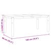 vidaXL Τραπεζαρία Corona 180 x 90 x 75 εκ. από Μασίφ Ξύλο Πεύκου