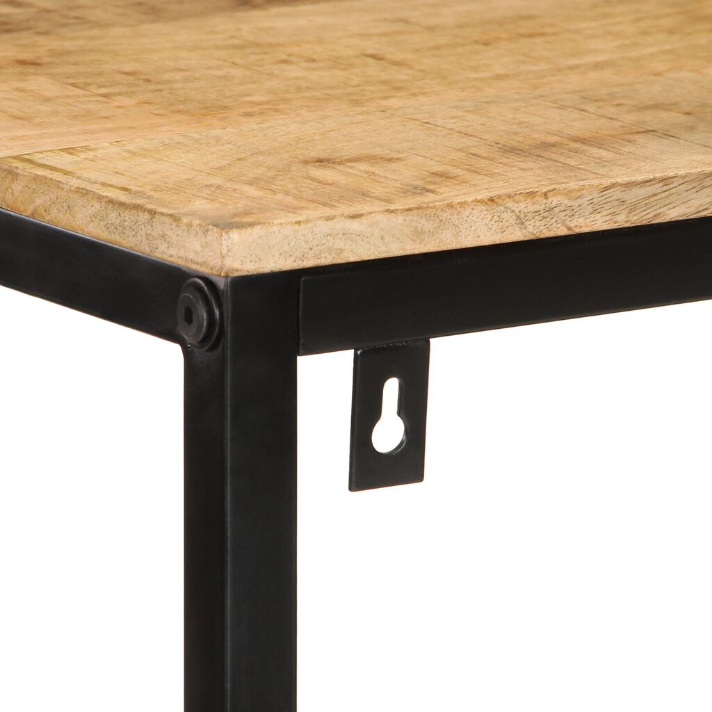 vidaXL Βιβλιοθήκη 70x35x110 εκ. Μασίφ Ξύλο Χοντρό Μάνγκο