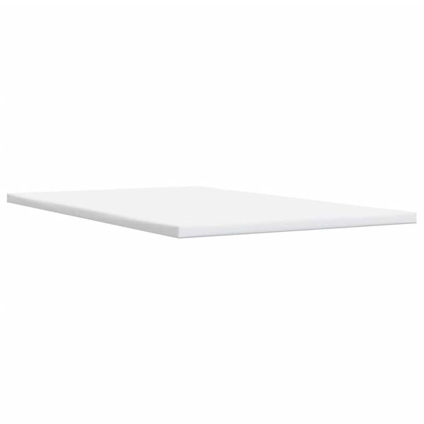 vidaXL Κρεβάτι Boxspring με Στρώμα Λευκό 120x190εκ.από Συνθετικό Δέρμα