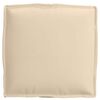vidaXL Μαξιλάρι παλέτας για κάθισμα 2 pcs Μπεζ 40 x 40 x 8 εκ.