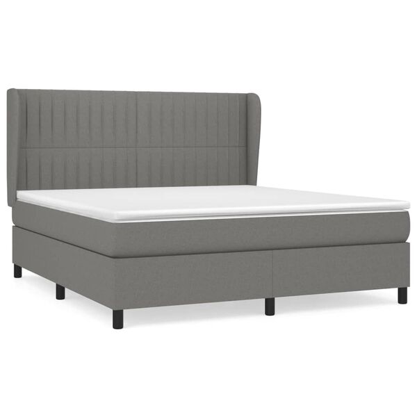 vidaXL &Kappa;&rho;&epsilon;&beta;ά&tau;&iota; Boxspring &mu;&epsilon; &Sigma;&tau;&rho;ώ&mu;&alpha; &Sigma;&kappa;&omicron;ύ&rho;&omicron; &Gamma;&kappa;&rho;&iota; 180x200 &epsilon;&kappa; &Upsilon;&phi;&alpha;&sigma;&mu;ά&tau;&iota;&nu;