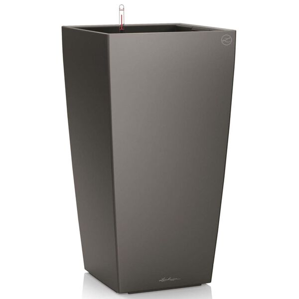 LECHUZA Γλάστρα Cubico 40 ALL-IN-ONE Γυαλιστερό Λευκό 18194