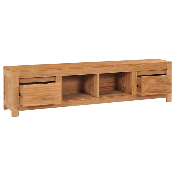 vidaXL Έ&pi;&iota;&pi;&lambda;&omicron; &Tau;&eta;&lambda;&epsilon;ό&rho;&alpha;&sigma;&eta;&sigmaf; 115 x 30 x 35 &epsilon;&kappa;. &alpha;&pi;ό &Mu;&alpha;&sigma;ί&phi; &Xi;ύ&lambda;&omicron; Teak