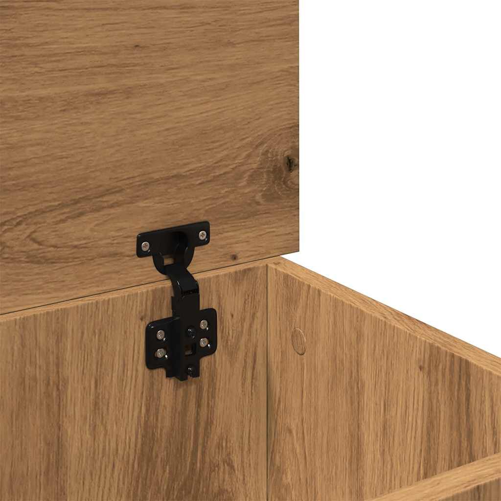 vidaXL Κουτί Αποθήκευσης Αρτισιανή Δρυς 30x50x28 εκ. Επεξ.Ξύλο