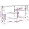 vidaXL Τραπέζι Κονσόλα Sonoma Δρυς 150 x 29 x 76,5 εκ. Επεξεργ. Ξύλο