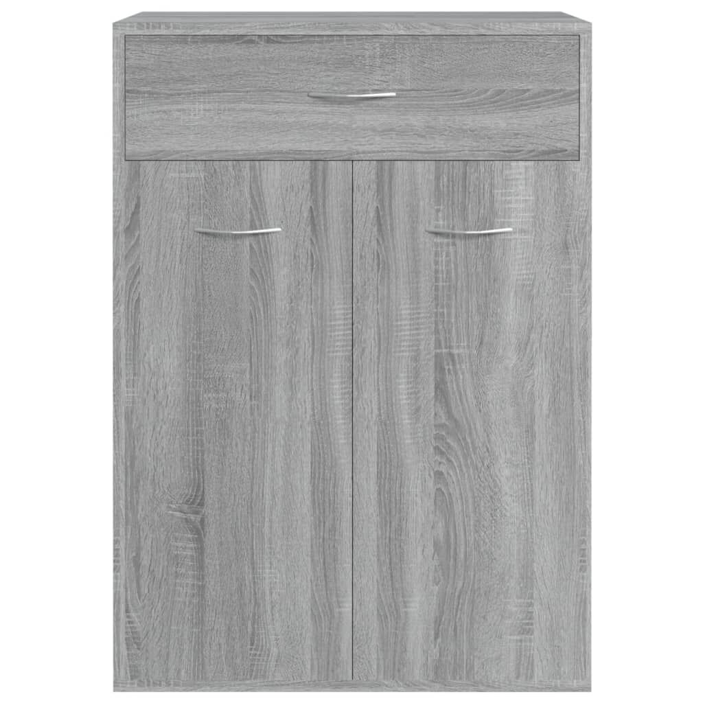 vidaXL Παπουτσοθήκη Γκρι Sonoma 60x35x84 εκ. από Επεξεργασμένο Ξύλο