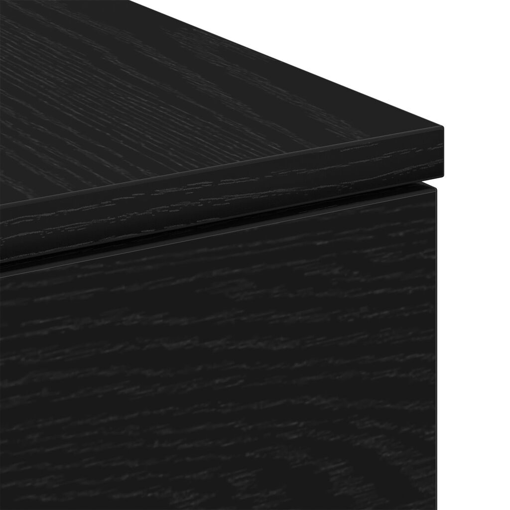 vidaXL Τραπεζάκι σαλονιού Μαύρος Δρυς 90x60x31 εκ. Επεξεργασμένο ξύλο