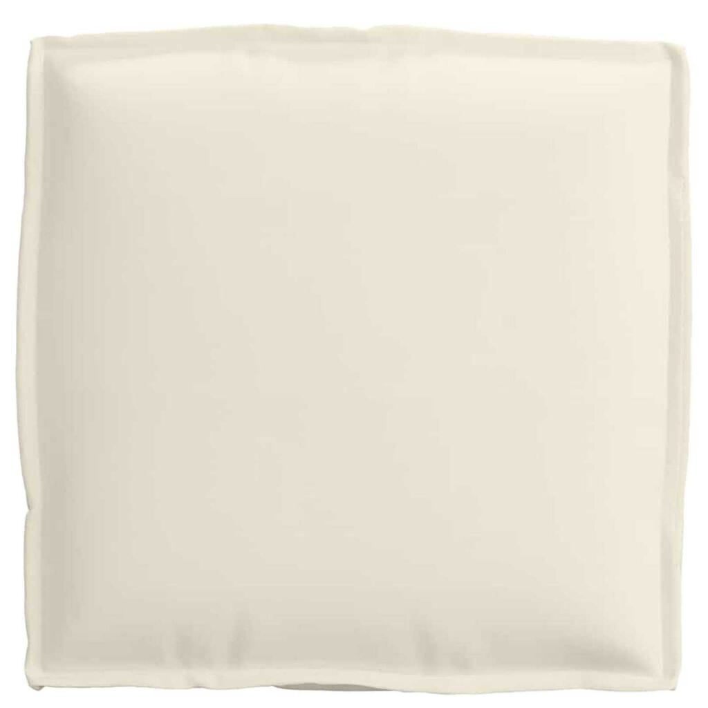 vidaXL Μαξιλάρι παλέτας για κάθισμα 2 pcs Κρεμ 40 x 40 x 8 εκ.