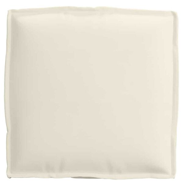 vidaXL Μαξιλάρι παλέτας για κάθισμα 2 pcs Κρεμ 40 x 40 x 8 εκ.