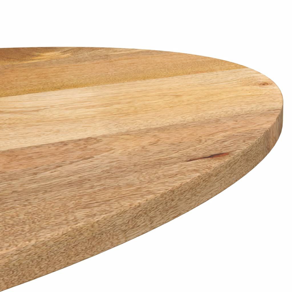 vidaXL Επιφάνεια Τραπεζιού Οβάλ 90x40x2,5 εκ. Μασίφ Ξύλο Μάνγκο