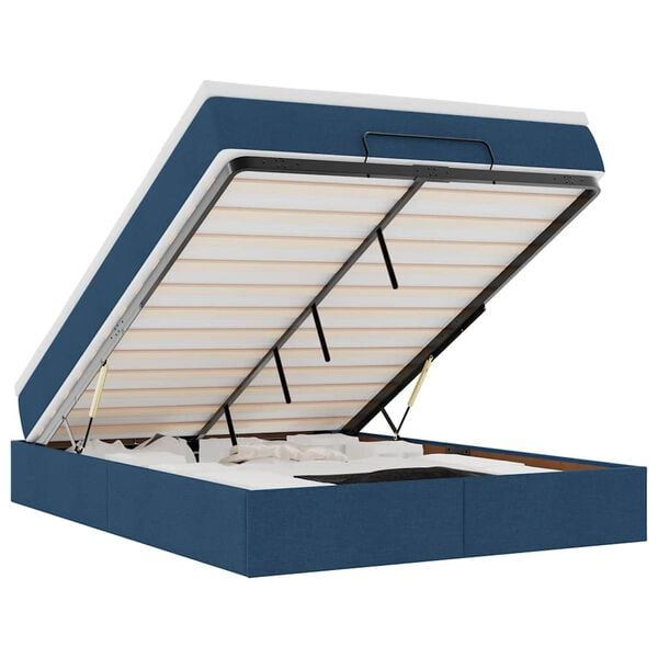 vidaXL &Omicron;&theta;&omega;&mu;&alpha;&nu;&iota;&kappa;ό &kappa;&rho;&epsilon;&beta;ά&tau;&iota; &mu;&epsilon; &sigma;&tau;&rho;ώ&mu;&alpha; &mu;&pi;&lambda;&epsilon; 140x200cm ύ&phi;&alpha;&sigma;&mu;&alpha;