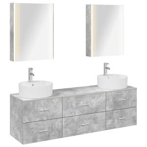 vidaXL &Sigma;&epsilon;&tau; &Epsilon;&pi;ί&pi;&lambda;&omega;&nu; &Mu;&pi;ά&nu;&iota;&omicron;&upsilon; 5 pcs &Gamma;&kappa;&rho;&iota; &Sigma;&kappa;&upsilon;&rho;&omicron;&delta;έ&mu;&alpha;&tau;&omicron;&sigmaf;