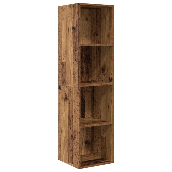 vidaXL Ντουλάπι TV 2 pcs Καφέ 37 x 37 x 142.5 εκ Επεξεργασμένο ξύλο