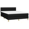 vidaXL &Kappa;&rho;&epsilon;&beta;ά&tau;&iota; Boxspring &mu;&epsilon; &Sigma;&tau;&rho;ώ&mu;&alpha; &Mu;&alpha;ύ&rho;&omicron; 140x200 &epsilon;&kappa;. &Upsilon;&phi;&alpha;&sigma;&mu;ά&tau;&iota;&nu;&omicron;