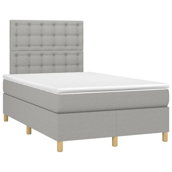 vidaXL &Kappa;&rho;&epsilon;&beta;ά&tau;&iota; Boxspring &mu;&epsilon; &Sigma;&tau;&rho;ώ&mu;&alpha; &Alpha;&nu;&omicron;&iota;&chi;&tau;ό &Gamma;&kappa;&rho;&iota; 120x200 &epsilon;&kappa;. &Upsilon;&phi;&alpha;&sigma;&mu;ά&tau;&iota;&nu;&omicron;