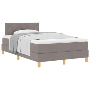 vidaXL &Kappa;&rho;&epsilon;&beta;ά&tau;&iota; &mu;&epsilon; &epsilon;&lambda;&alpha;&tau;ή&rho;&iota;&alpha; &mu;&epsilon; &sigma;&tau;&rho;ώ&mu;&alpha; Taupe 120 x 200 cm ύ&phi;&alpha;&sigma;&mu;&alpha;