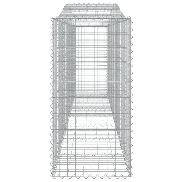 vidaXL Συρματοκιβώτια Τοξωτά 5 τεμ. 400x50x100/120 εκ. Γαλβαν. Ατσάλι