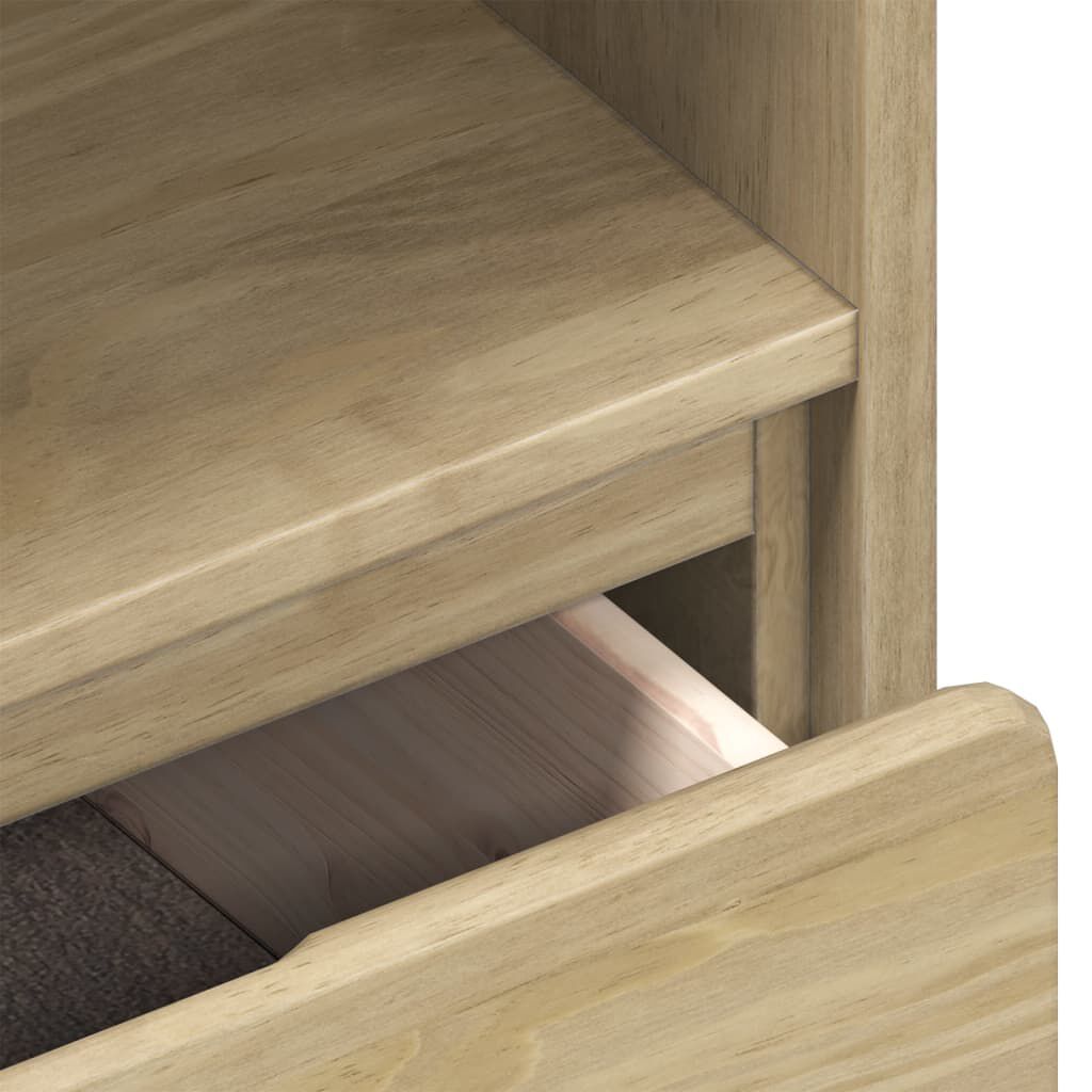vidaXL Έπιπλο Τηλεόρασης SAUDA Χρώμα Δρυός 99x43x55 εκ. Μασίφ Πεύκο