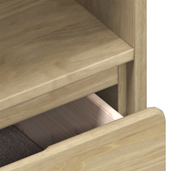 vidaXL Έπιπλο Τηλεόρασης SAUDA Χρώμα Δρυός 99x43x55 εκ. Μασίφ Πεύκο