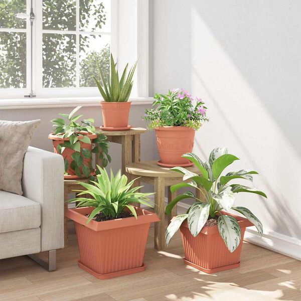 vidaXL &Tau;&epsilon;&tau;&rho;ά&gamma;&omega;&nu;&eta; &Gamma;&lambda;ά&sigma;&tau;&rho;&alpha; &gamma;&iota;&alpha; &Lambda;&omicron;&upsilon;&lambda;&omicron;ύ&delta;&iota;&alpha; 24 pcs &Kappa;&epsilon;&rho;&alpha;&mu;&iota;&delta;ί