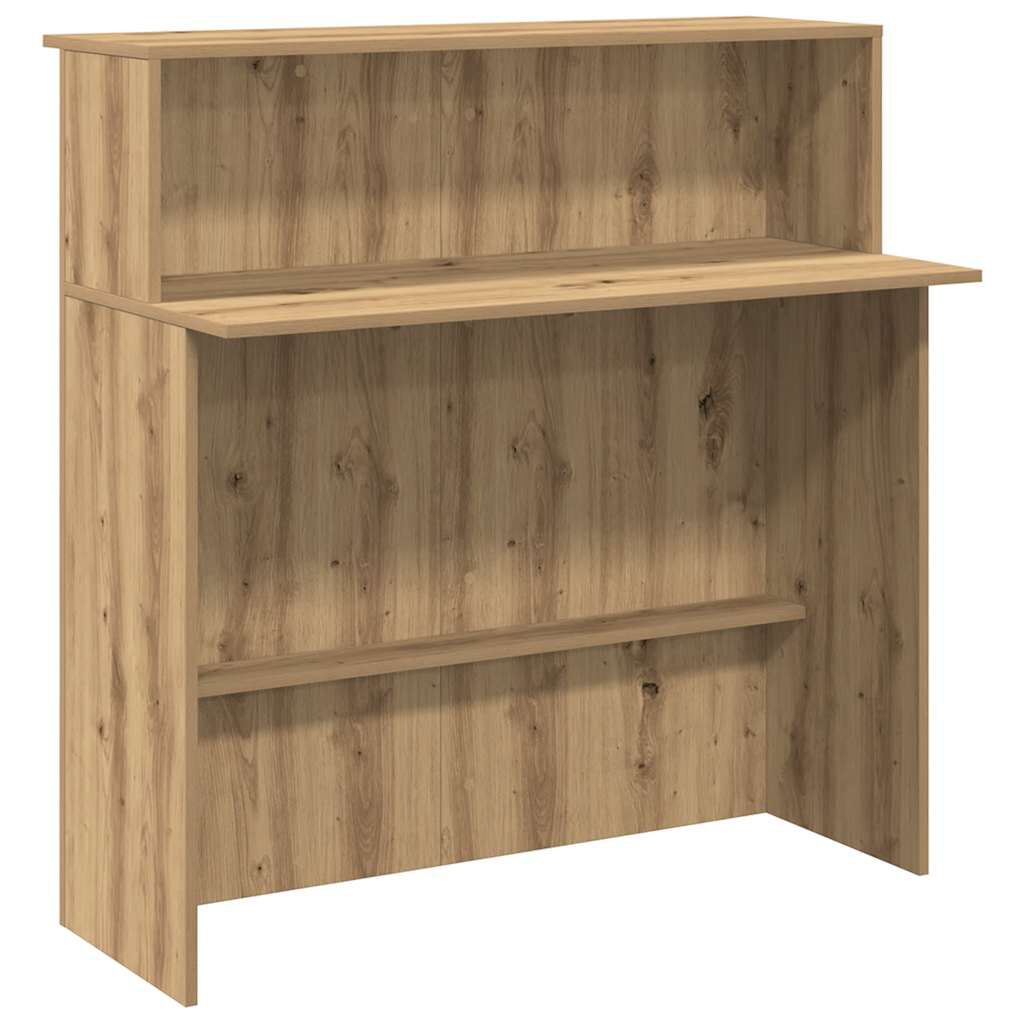 vidaXL Γραφείο υποδοχής 100x50x103,5 εκ. Επεξεργασμένο Ξύλο