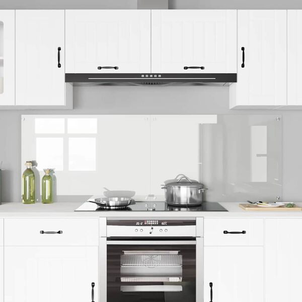 vidaXL Πίσω Πάνελ Κουζίνας Διαφανές 90 x 60 cm σκληρυμένο γυαλί