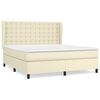 vidaXL &Kappa;&rho;&epsilon;&beta;ά&tau;&iota; Boxspring &mu;&epsilon; &Sigma;&tau;&rho;ώ&mu;&alpha; &Kappa;&rho;&epsilon;&mu; 180x200 &epsilon;&kappa;. &Sigma;&upsilon;&nu;&theta;&epsilon;&tau;&iota;&kappa;ό &Delta;έ&rho;&mu;&alpha;