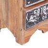 vidaXL Κομοδίνο 30 x 30 x 51 εκ. από Μασίφ Ξύλο Μαόνι