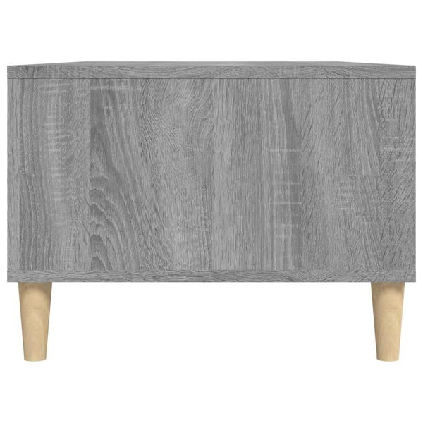 vidaXL Τραπεζάκι Σαλονιού Γκρι Sonoma 90x50x36,5εκ. Επεξεργασμένο Ξύλο