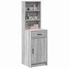 vidaXL Highboard &Gamma;&kappa;&rho;ί&zeta;&omicron; &Sigma;&omicron;&nu;&omicron;&mu;&alpha; 40 x 40,5 x 135 &epsilon;&kappa;. &Epsilon;&pi;&epsilon;&xi;&epsilon;&rho;&gamma;&alpha;&sigma;&mu;έ&nu;&omicron; &xi;ύ&lambda;&omicron;