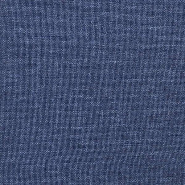 vidaXL Πλαίσιο κρεβατιού χωρίς στρώμα μπλε 120x200cm ύφασμα