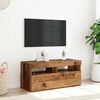 vidaXL Έπιπλο Τηλεόρασης LED Όψη Παλαιού Ξύλου 90x35x40 εκ. Επεξ. Ξύλο