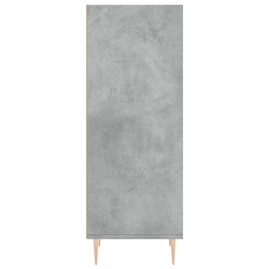vidaXL Ντουλάπι Γκρι Σκυροδέματος 34,5x32,5x90 εκ. Επεξεργασμένο Ξύλο