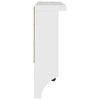 vidaXL Επίτοιχη κρεμάστρα παλτών SANDNES Λευκό 87x12x35 εκ. Πεύκο ξύλο