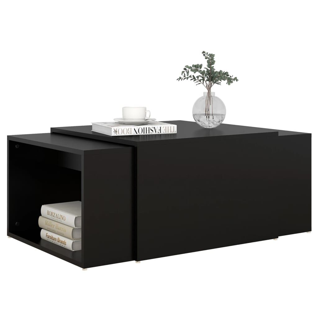 vidaXL Τραπεζάκια Σαλονιού Ζιγκόν 3 τεμ. Γκρι 60x60x38 εκ Επεξ. Ξύλο
