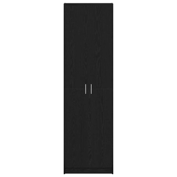 vidaXL Ντουλάπι Μαύρη δρυς 55 x 25 x 189 εκ. Επεξεργασμένο ξύλο