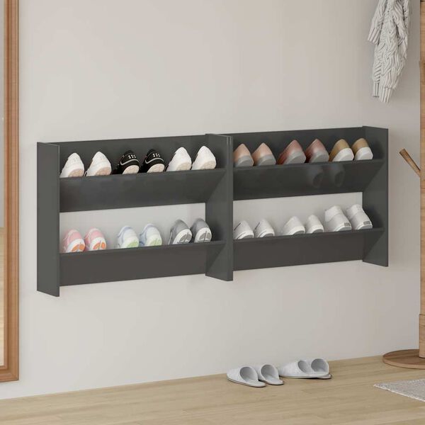 vidaXL &Pi;&alpha;&pi;&omicron;&upsilon;&tau;&sigma;&omicron;&theta;ή&kappa;&epsilon;&sigmaf; &Tau;&omicron;ί&chi;&omicron;&upsilon; 2 &tau;&epsilon;&mu;. &Gamma;&upsilon;&alpha;&lambda;. &Gamma;&kappa;&rho;&iota; 80x18x60&epsilon;&kappa;. &Epsilon;&pi;&epsilon;&xi;. &Xi;ύ&lambda;&omicron;