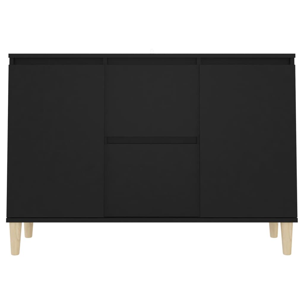 vidaXL Μπουφές Μαύρη 101 x 35 x 70 εκ. από Επεξεργασμένο Ξύλο