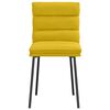 vidaXL Καρέκλες Τραπεζαρίας 2 τεμ. Κίτρινες Βελούδινες