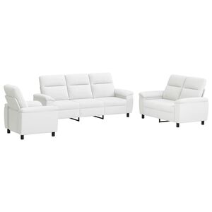vidaXL &Sigma;&epsilon;&tau; &Kappa;&alpha;&nu;&alpha;&pi;έ 3 pcs &Lambda;&epsilon;&upsilon;&kappa;ό Ύ&phi;&alpha;&sigma;&mu;&alpha;