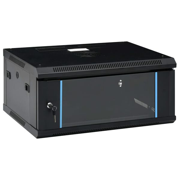 vidaXL Καμπίνα Δικτύου Επιτοίχια 4U 19'' IP20 600 x 450 x 285 χιλ.