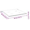 vidaXL Μαξιλάρια Καρέκλας Κήπου 2 τεμ. Πράσινα 40x40x4 εκ. Υφασμάτινα